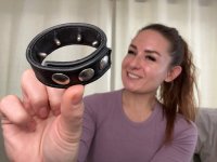 Vorschau: CBT Cockstrap aus Leder mit Metallstiften