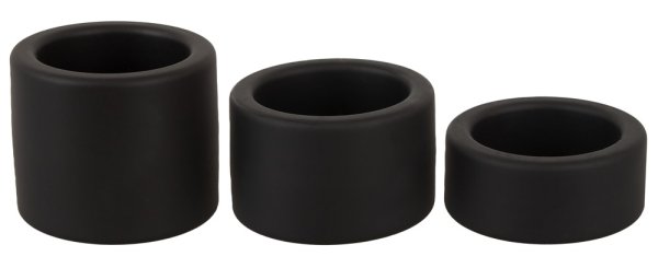Ball Stretcher Set aus Silikon – 3er-Set Hodenringe