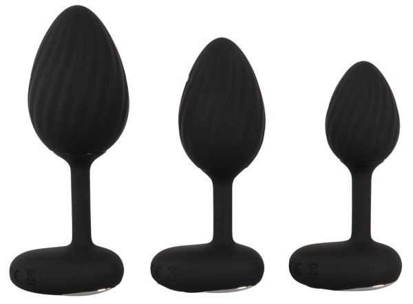 Vibro-Analplug Set mit Fernbedienung